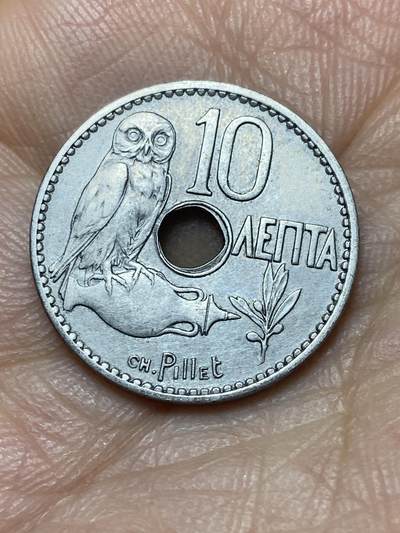 2025年第一百四十场(总第一百六十六场）外国好品散币场(免佣金) - 希腊王国1912年10雷普塔(乔治一世时期)