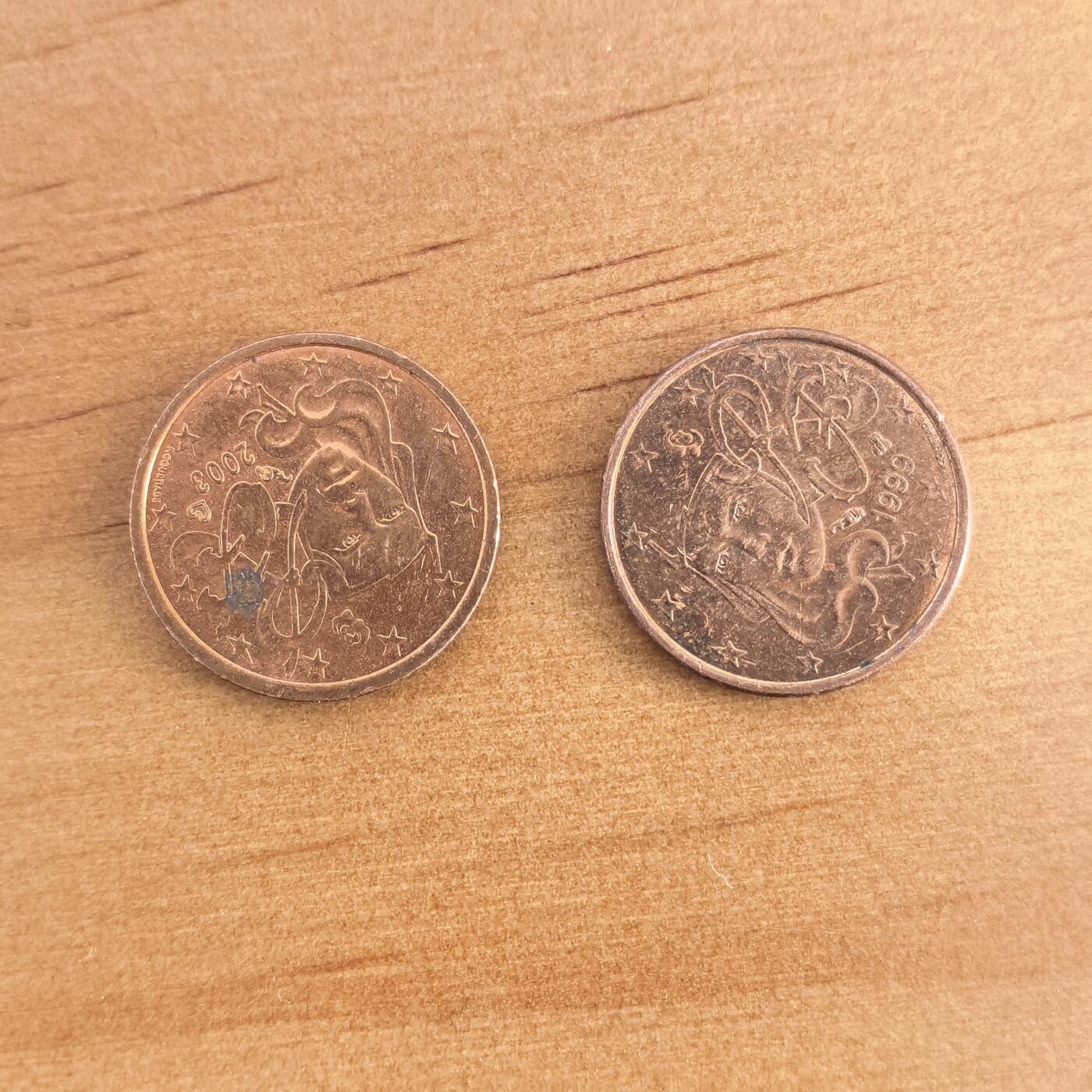 各国硬币第7期 无佣金 法国1殴分2枚