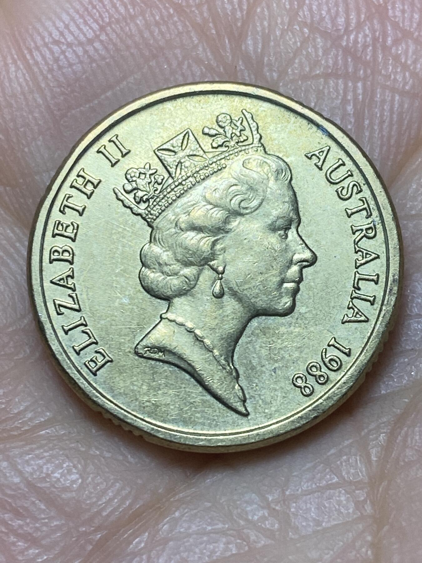 2025年第一百四十场(总第一百六十六场）外国好品散币场(免佣金) 好品–澳大利亚🇦🇺1988年2元(伊丽莎白二世中年高冠)