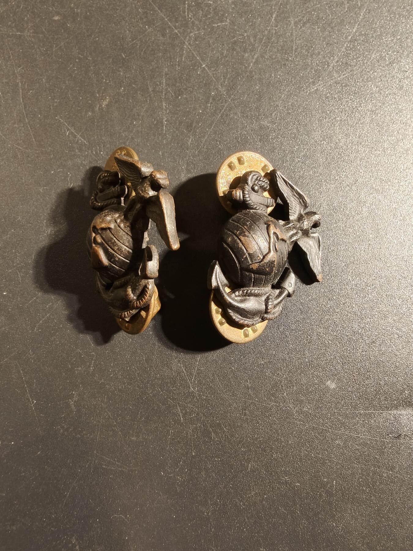 老王徽章第172期 美国海军陆战队领章一组    低可视度版