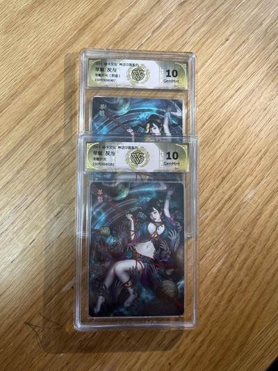 欢迎送拍、零成本上架，释放现金流，合理分配上拍卡品 - 【浮雕折光一对】灰与 旱魃 10g 焱卡文化&兑换卡