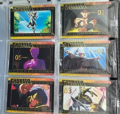 龙虎卡牌-六九场（无佣金，周六结拍，欢迎送拍） - 【原膜】普卡6张全 可可瑞听天空战记 剧情卡E01-06一套