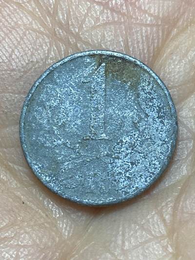 2025年第一百四十场(总第一百六十六场）外国好品散币场(免佣金) - 丹麦🇩🇰1943年1欧尔(克里斯蒂安十世第七版，二战德国占领时期，N; S版)