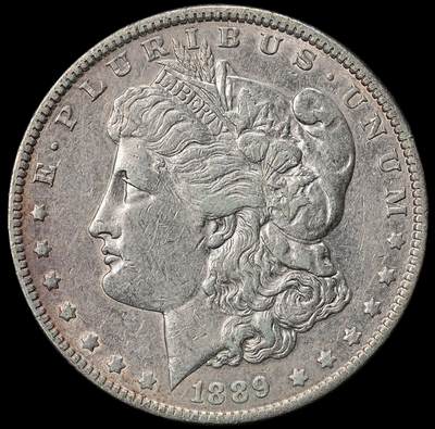 修遠堂世界钱币第九十九期 - 1889年美国摩根大银币 26.65g，含银90%