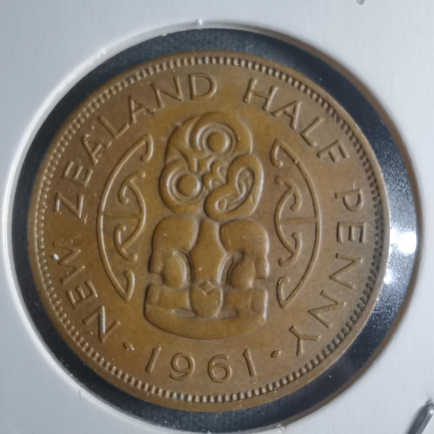 沼泽如烟--第946场 新西兰1961年半便士