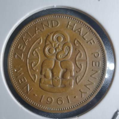 沼泽如烟--第946场 - 新西兰1961年半便士