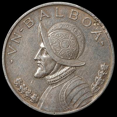 修遠堂世界钱币第九十九期 - 1947年巴拿马1 BALBOA大银币 出厂26.72g，含银90% 边缘磕碰