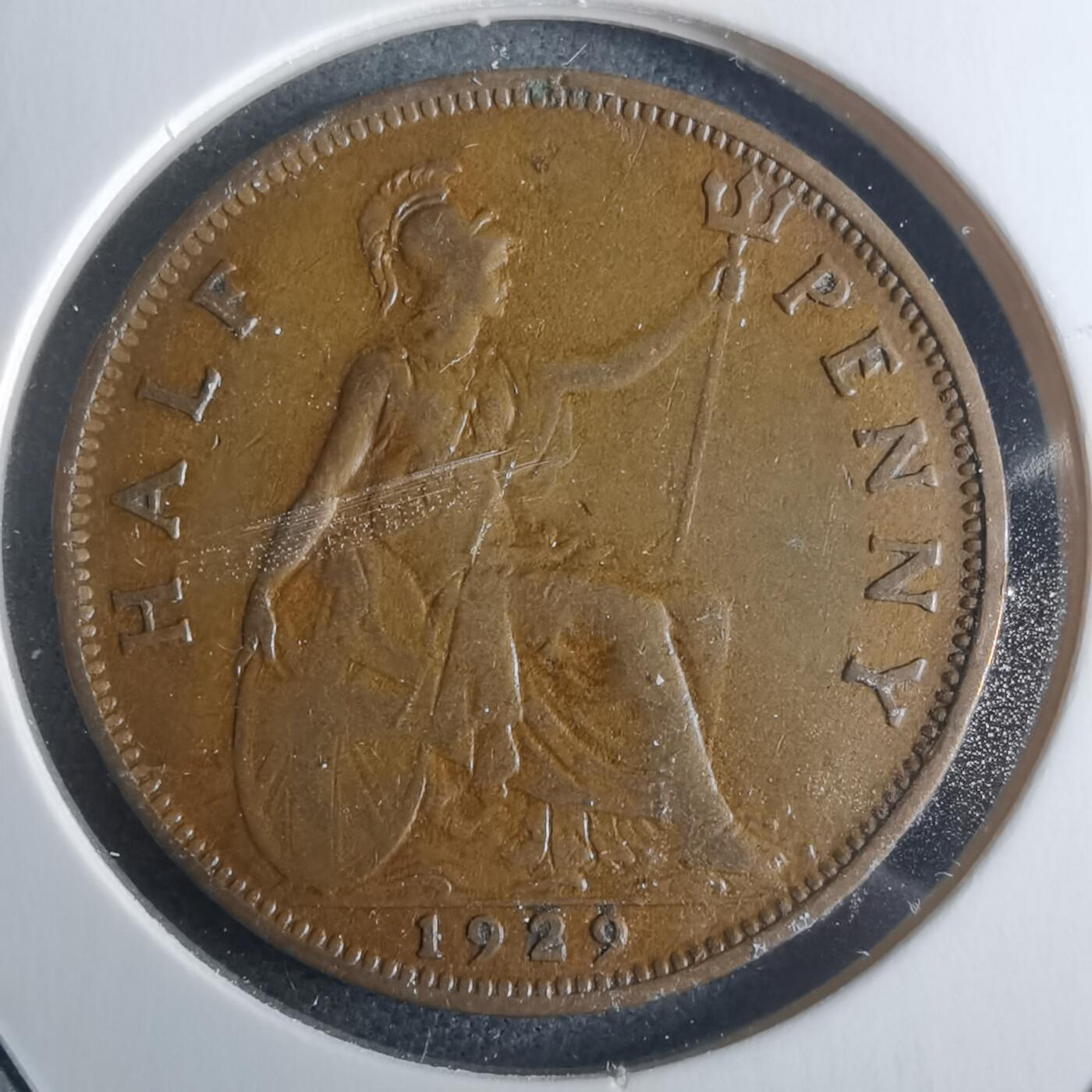 沼泽如烟--第946场 英国1929年半便士