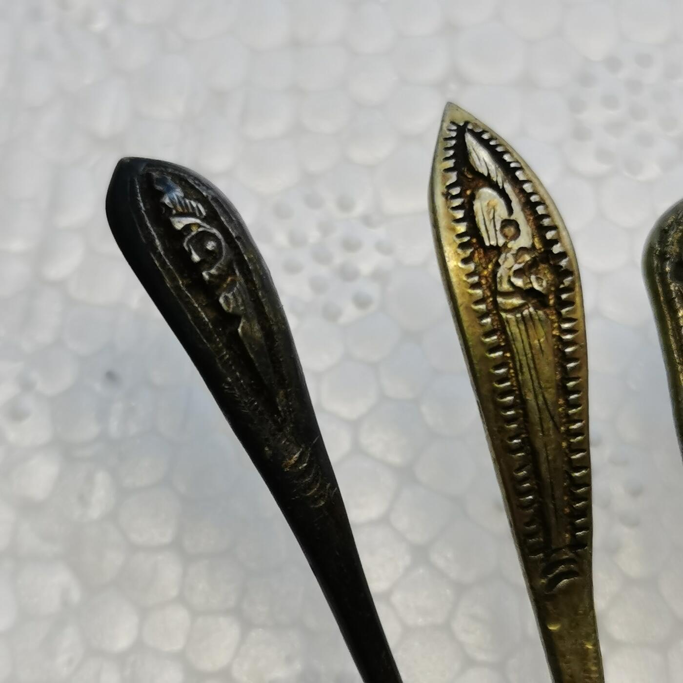 杂件专场90期 清代老银精美花纹发簪9支，清代最小支的发簪