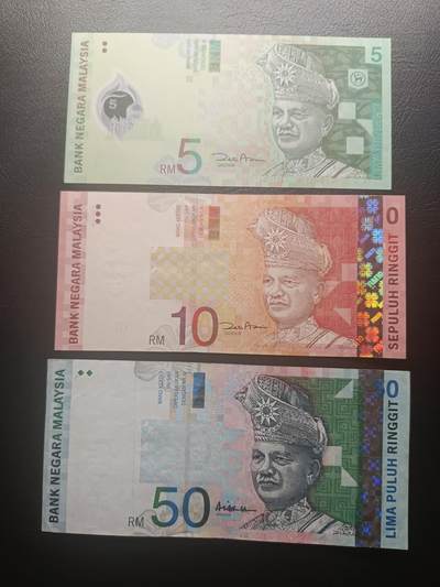 2025十二月第五期，总210期 - 马来西亚纸币批量三张流通品相—UNC
