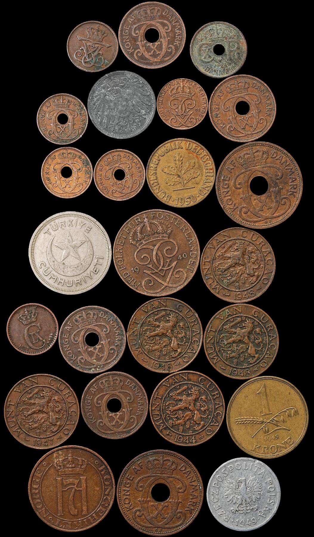 修遠堂世界钱币第九十九期 世界旧硬币第三组