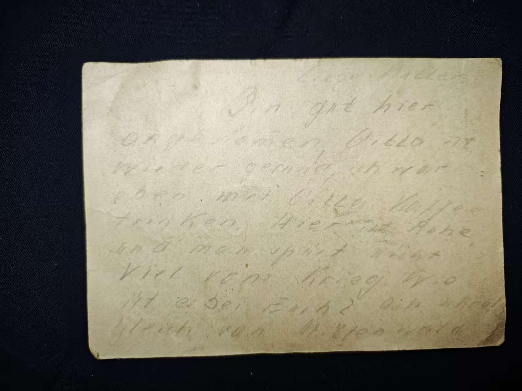 罗岚⭐爱藏⭐甄选专拍第三场-分享拍场赚佣（实体店在建中···） 德意志第三帝国二战时期“元首”头像明信片  寄给Frau 女士的家书（翻译附简介）