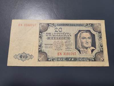 12月27号晚上8点 外国纸币自动截拍第77场 - 波兰20