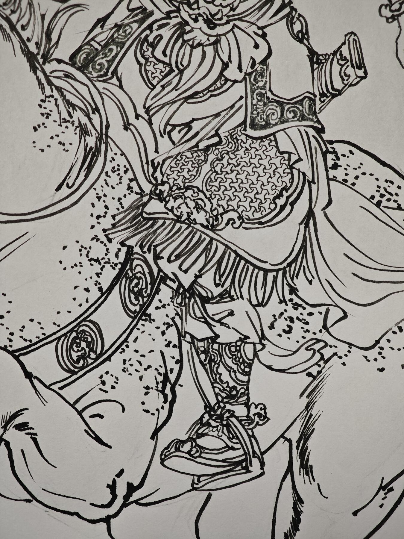 白泽拍卖卡牌手绘专场第30期（白金之夜 跨年大拍） 2021 胡洪手绘画 2张 扈三娘  胡洪亲签 钤印