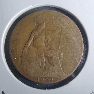 沼泽如烟--第946场 - 英国1909年半便士