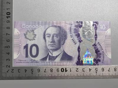 小驴勋章奖章收藏12月27日周六晚六点拍卖（珍爱和平，收藏战争，铭记历史，勿忘国耻，忠党爱国。有偿代拍，送拍规则在简介最后，参拍须阅读规则后再参拍，关系到运费包装发货时效真假辨别等关键信息，拍卖时不再发原图，看大图店主微信码在拍卖店铺介绍里） - 加拿大塑料钞10元