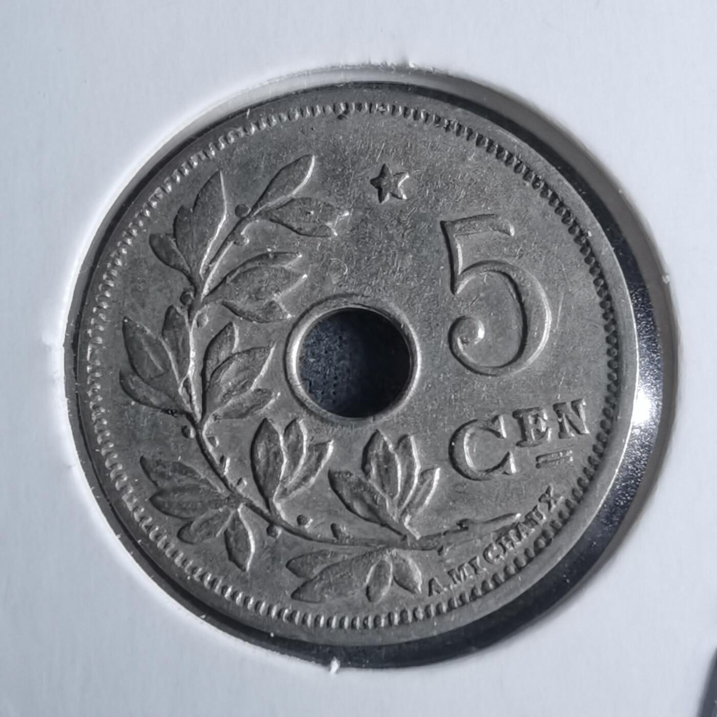 沼泽如烟--第946场 比利时1931年五分