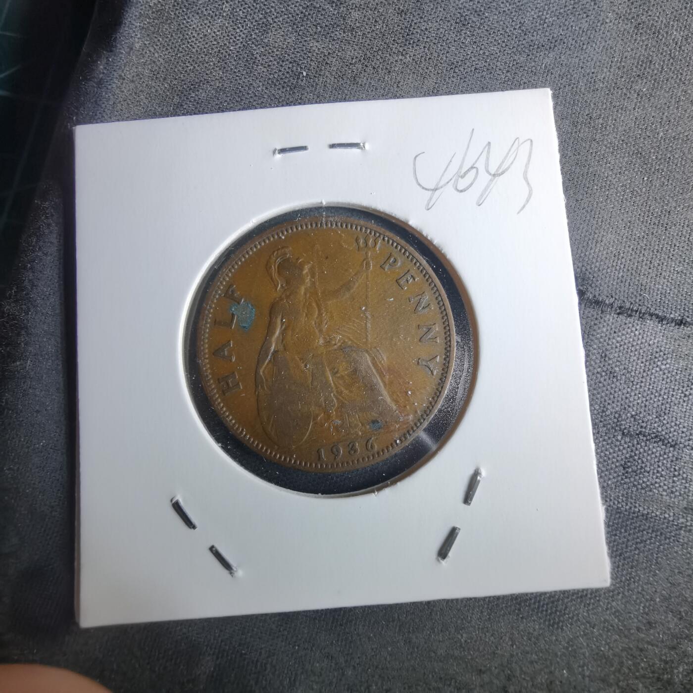 沼泽如烟--第946场 英国1936年半便士