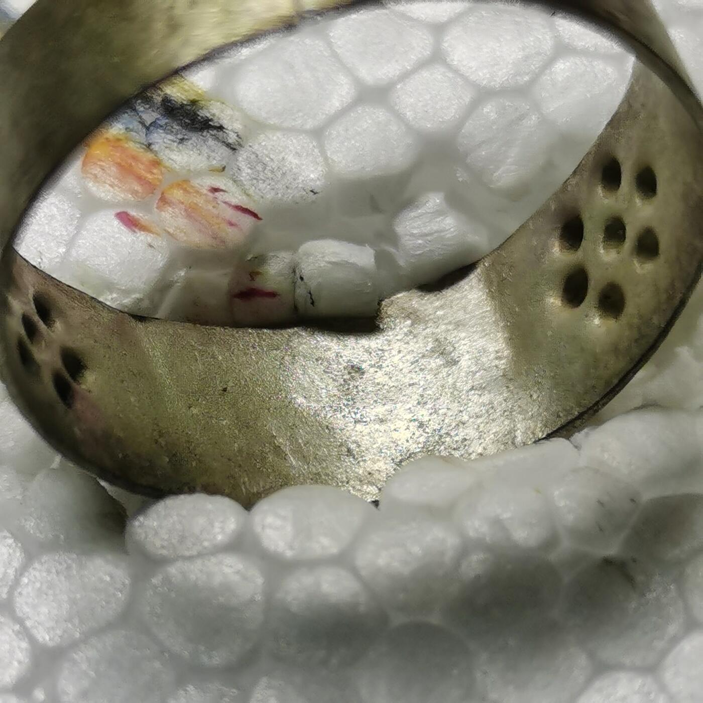 杂件专场90期 民国老银寿字戒