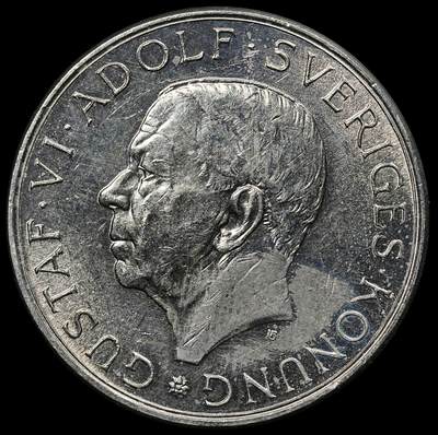 修遠堂世界钱币第九十九期 - 1972年瑞典古斯塔夫六世・阿道夫90岁诞辰10克朗纪念银币 18g，含银83%