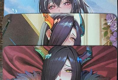 花开卡拍第53期（12月28号周日截拍，品控勿拍!!!拍品不寄存，运费5元，自制卡难免瑕疵，可能存在轻微撞角爆边等出厂瑕疵，品控介意勿拍！） - 墨卡文创 枕边艺术卡 彩闪3张