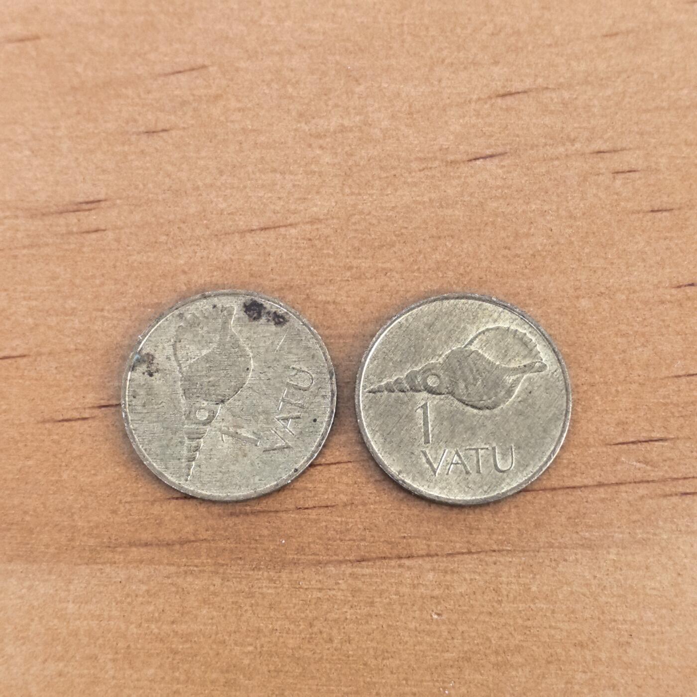 各国硬币第7期 无佣金 瓦努阿图1分2枚