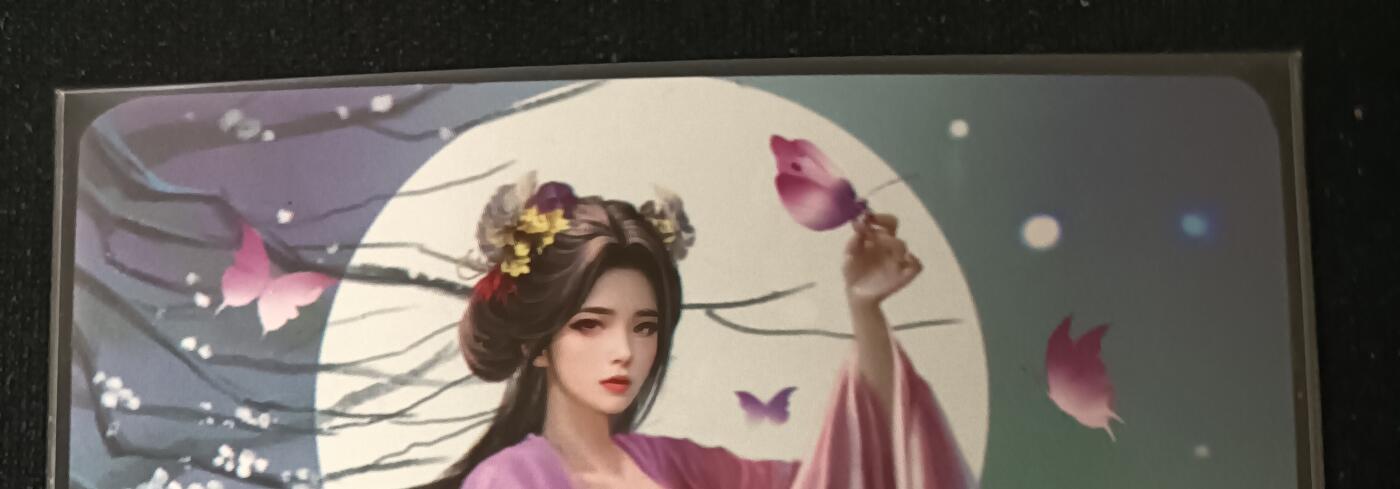 花开卡拍第53期（12月28号周日截拍，品控勿拍!!!拍品不寄存，运费5元，自制卡难免瑕疵，可能存在轻微撞角爆边等出厂瑕疵，品控介意勿拍！） 阿毛玩卡 寻梦武侠特藏 小昭