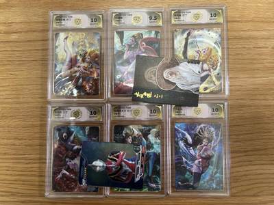 欢迎送拍、零成本上架，释放现金流，合理分配上拍卡品 - 【浮雕折光一套6张】巴丁 西游姬 多数10g 焱卡文化
