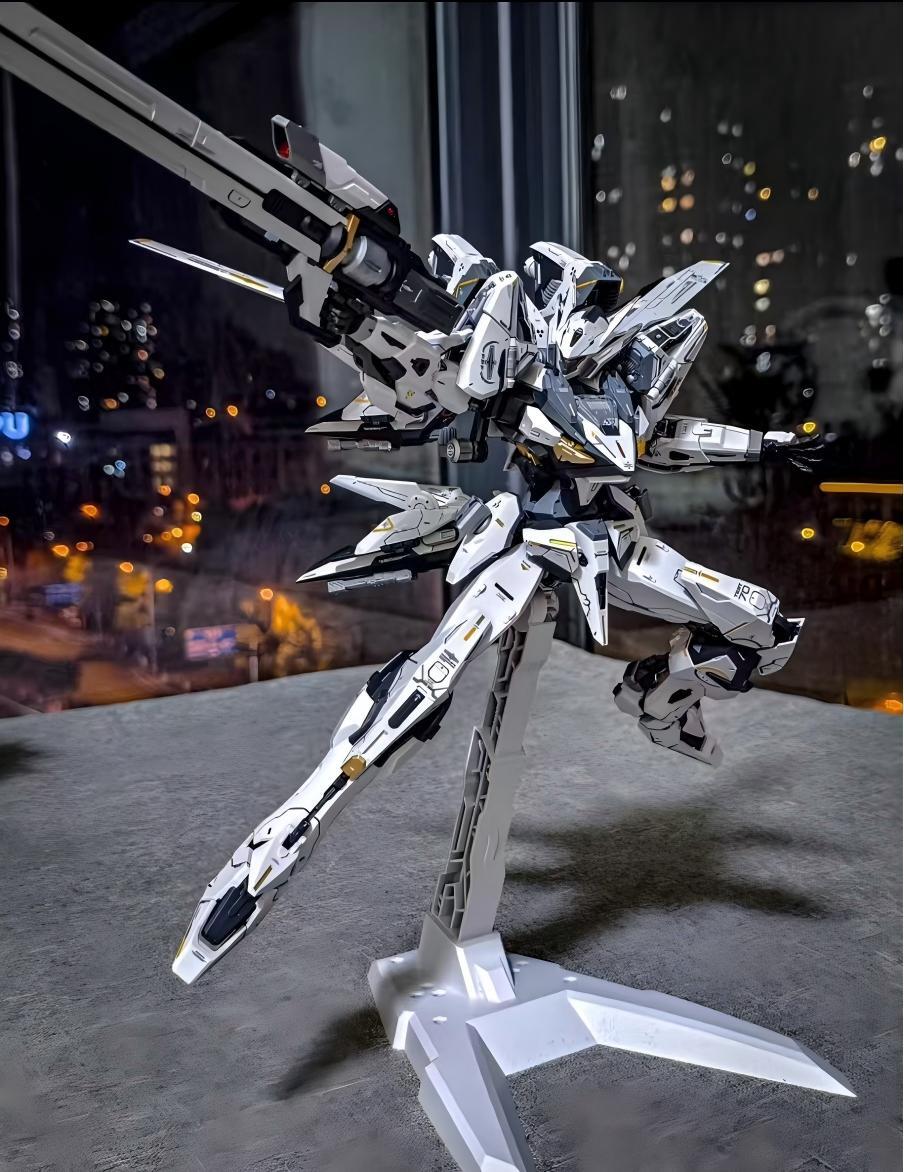 高达手办 初版带特典萝播动漫 白露空战型合金拼装模型