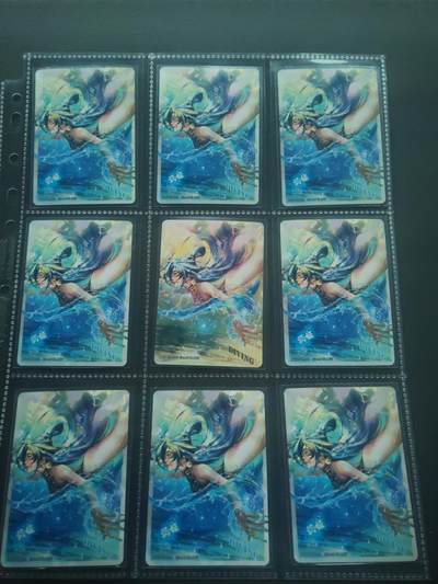 阳大大卡牌拍卖第89期（持续收拍品，周五晚上九点截拍，进群福利早知道） - 【甄姬九宫】卡游三国  甄姬 九宫 包含八张普通+一张平行特卡+卡砖定制卡砖一枚