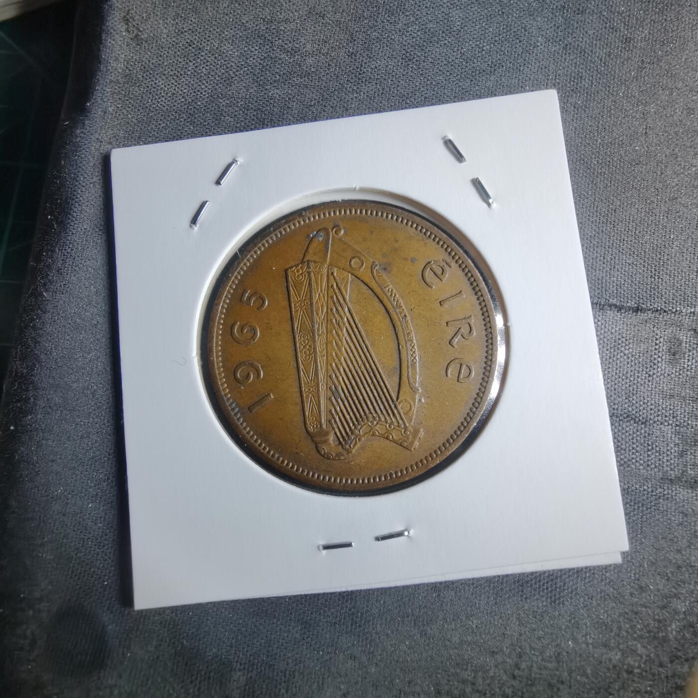 沼泽如烟--第946场 爱尔兰1965年1便士