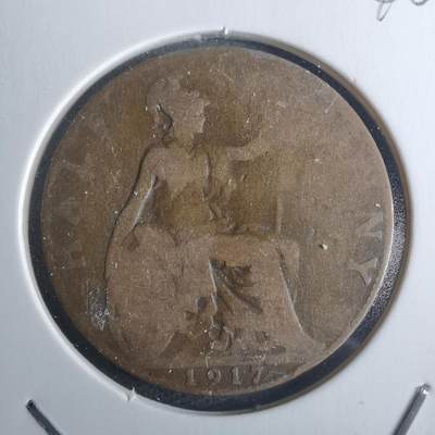 沼泽如烟--第946场 - 英国1917年半便士