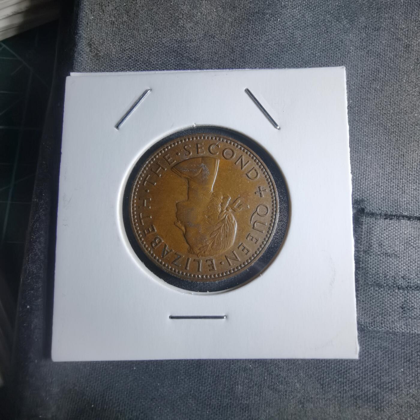 沼泽如烟--第946场 新西兰1959年半便士