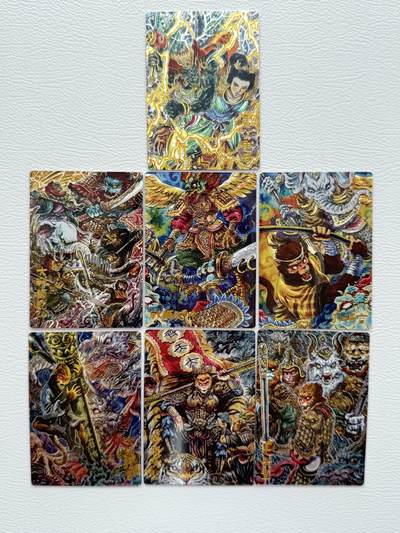 NO.19 好又多金牌大场，新店点关注不迷路！每周一站式配齐，方便凑单！（周6晚8点截拍，卖家送拍0抽成！） - 【375/500编】卡有江湖 狮驼岭三战 龙宫借宝 七魔王 齐天大圣 雷公电母 多吉西游记 粗闪浮雕冷烫7张