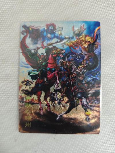 NO.19 好又多金牌大场，新店点关注不迷路！每周一站式配齐，方便凑单！（周6晚8点截拍，卖家送拍0抽成！） - 龙耀水浒 豪侠传场景预告卡 神助夺睦州-关胜大战郑魔君 粗闪