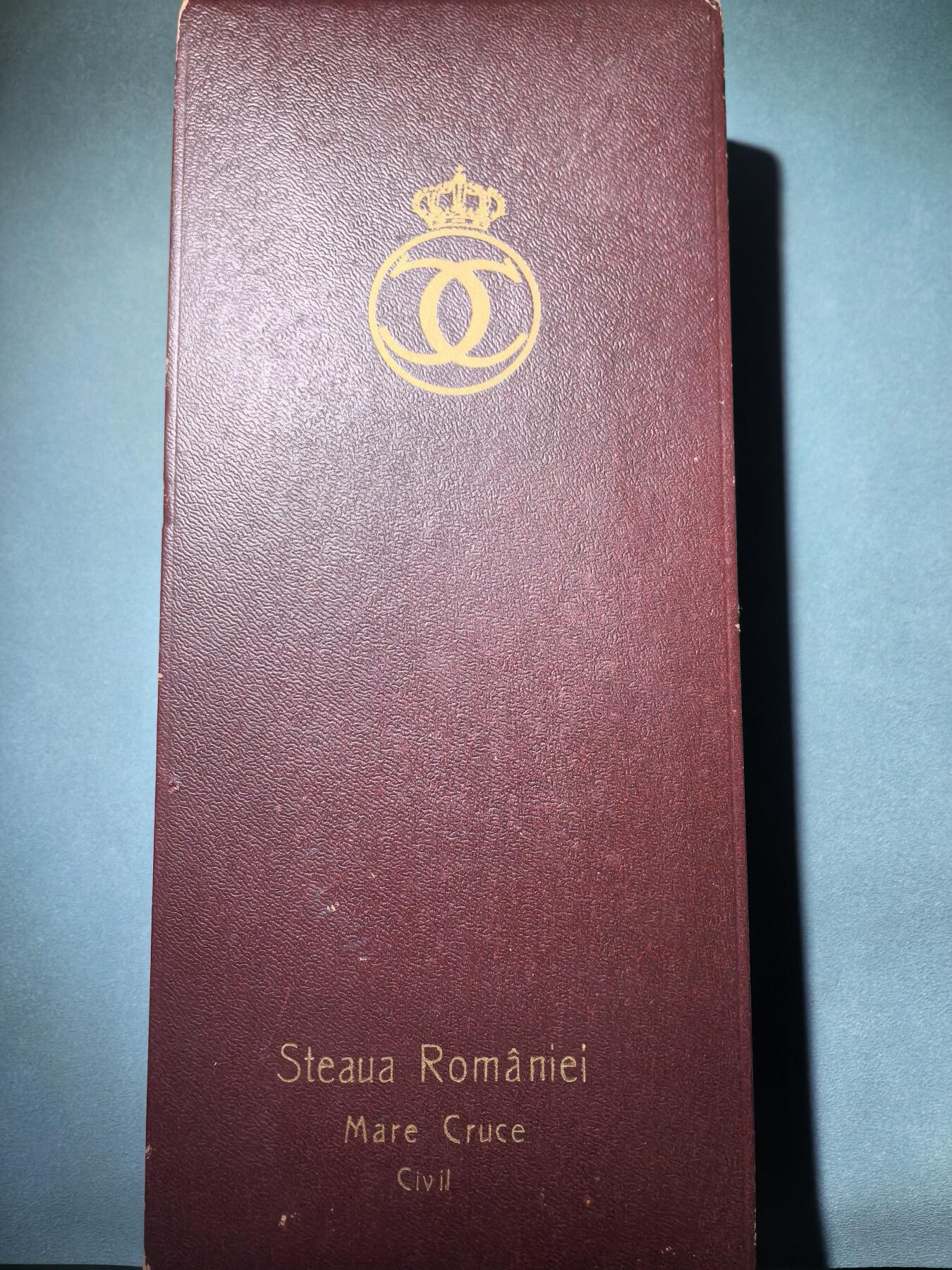 盛世勋华——号角文化勋章邮票专场拍卖第296期 罗马尼亚王国大十字级罗马尼亚之星勋章 第一版 银质带银标厂标 带原盒 品相极佳 顶级收藏