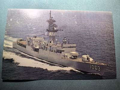 盛世勋华——号角文化勋章邮票专场拍卖第296期 - 美国冷战时期军舰专题明信片 里森纳号护卫舰