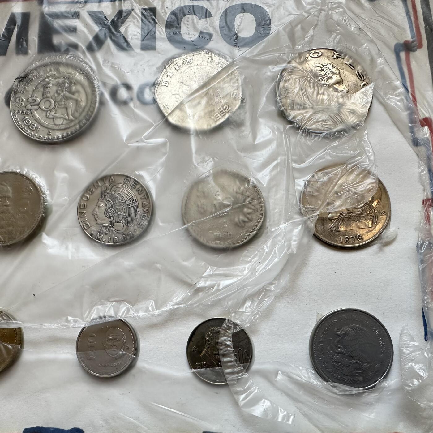 🌹外币初藏🌹🐯2025年第146场  每周二四六晚8️⃣点 接代拍 墨西哥钱币一组14枚