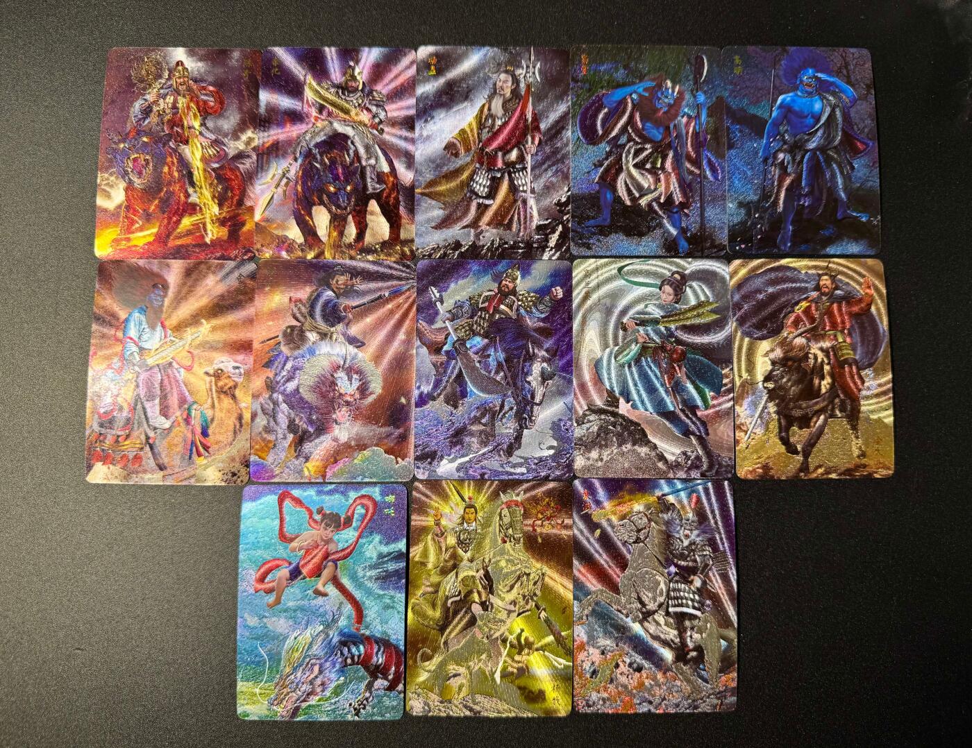 NO.19 好又多金牌大场，新店点关注不迷路！每周一站式配齐，方便凑单！（周6晚8点截拍，卖家送拍0抽成！） 燎原封神 完结弹一套 粗闪工艺 胡子怪兽作品 13张（含哪吒闹海）