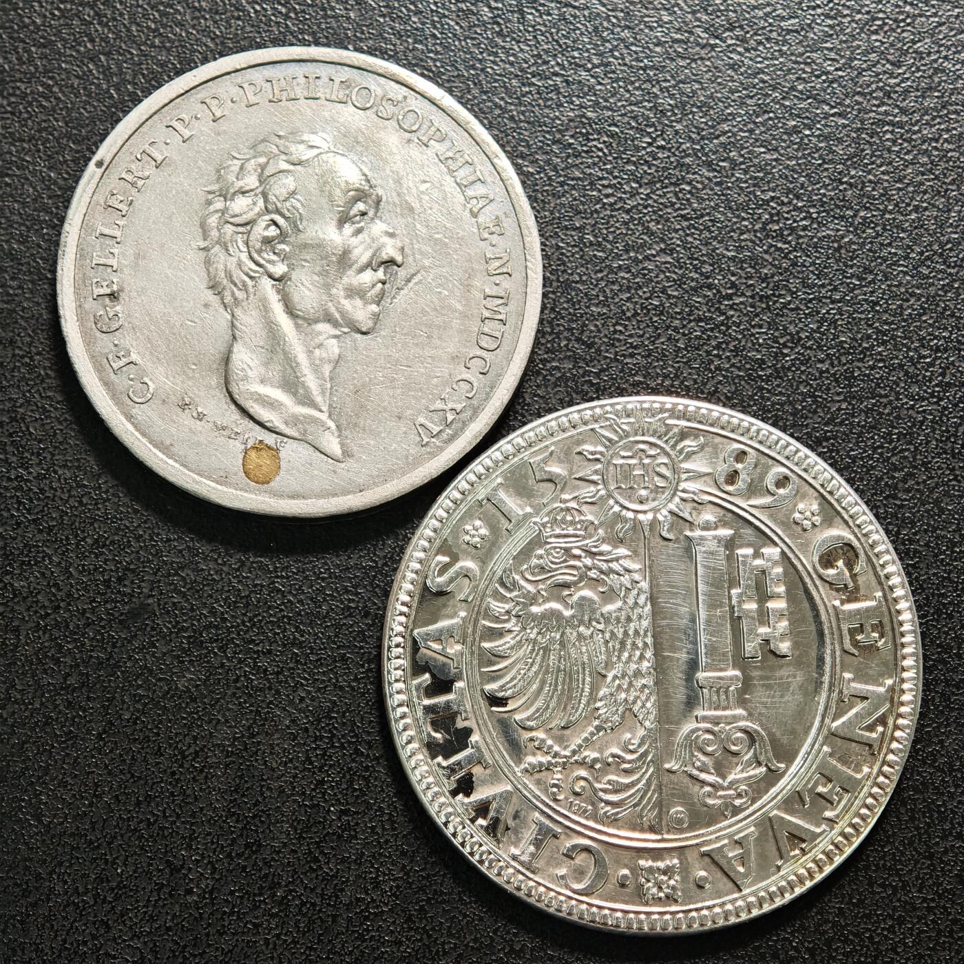 【德藏】世界币章拍卖第159期(元旦专场拍卖) 2枚一组 欧洲金属纪念章 详细尺寸请看拍品介绍