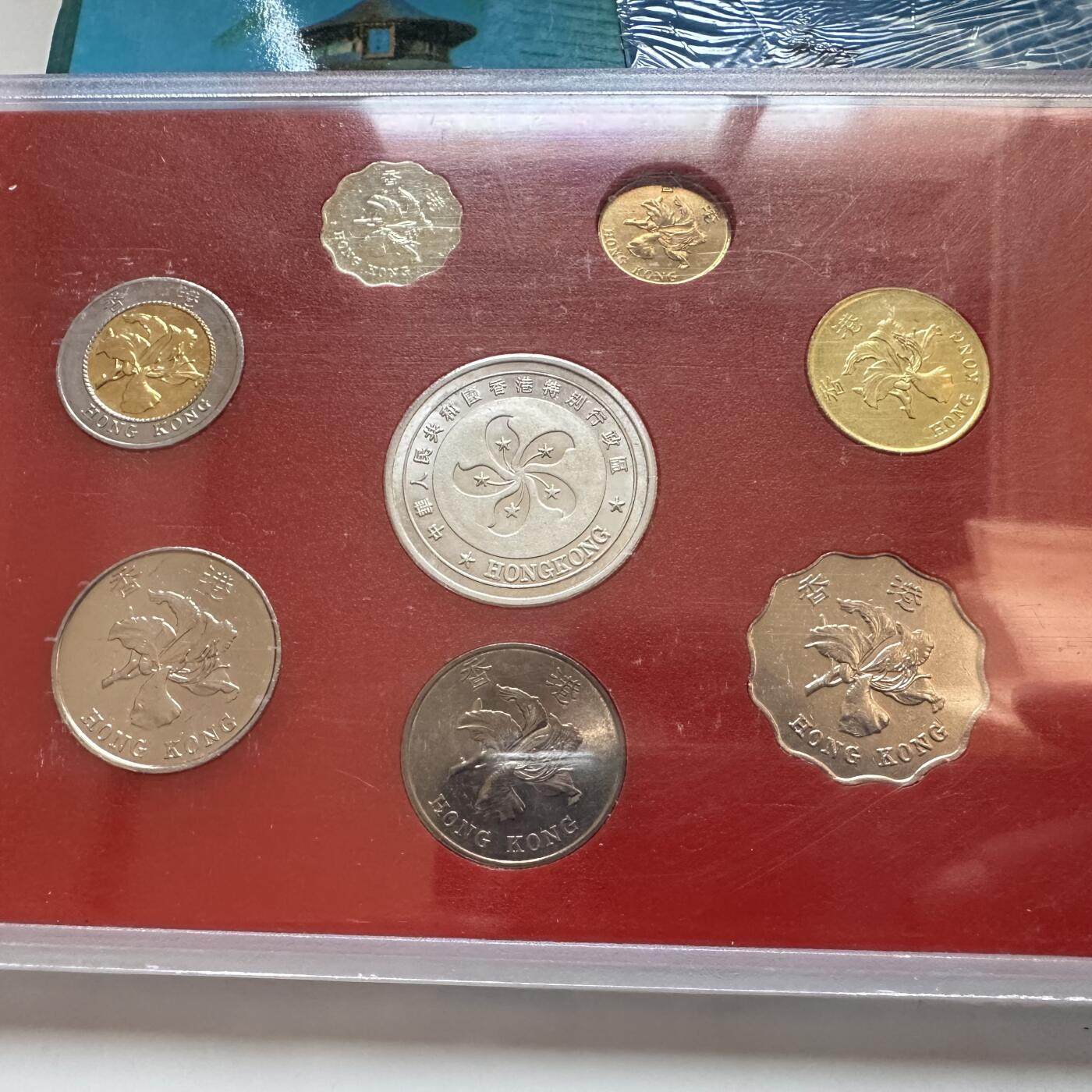 🌹外币初藏🌹🐯2025年第146场  每周二四六晚8️⃣点 接代拍 香港回归紫荆花套币