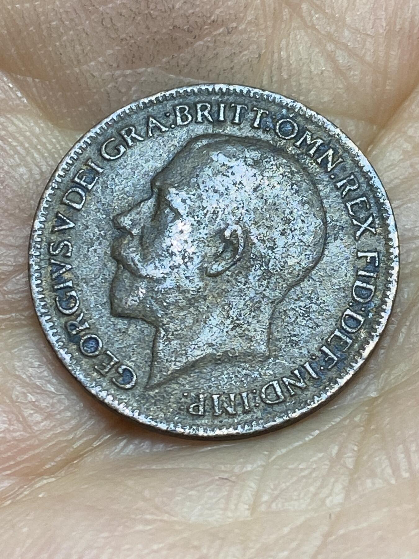 2025年第一百四十三场(总第一百六十九场）外国好品散币场(免佣金) 英国🇬🇧1917年1法新(乔治五世第一版)