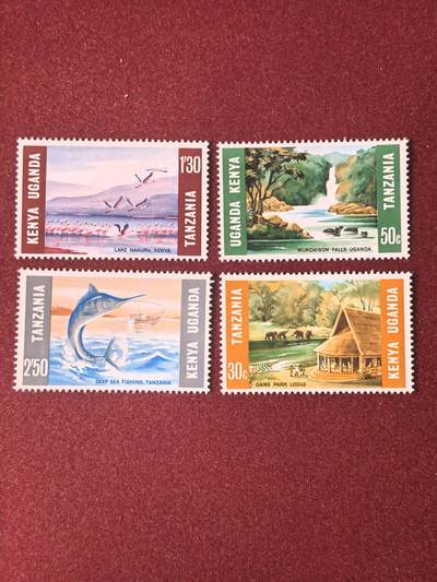 联合阁邮币社™ ——“多国邮票”👍🏻👏🏻👍🏻👏🏻 - 乌肯坦联邦 风景 全套新