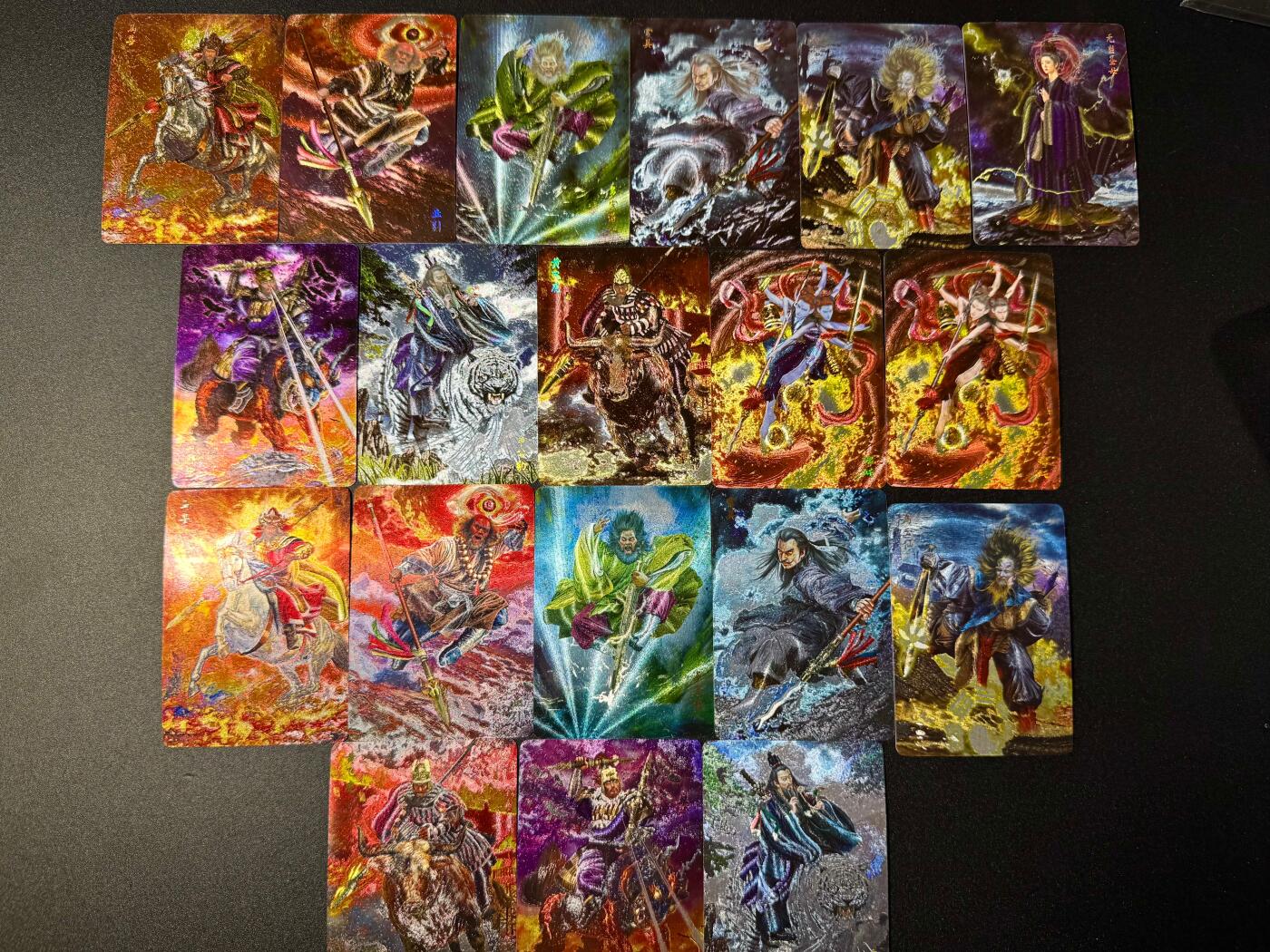 NO.19 好又多金牌大场，新店点关注不迷路！每周一站式配齐，方便凑单！（周6晚8点截拍，卖家送拍0抽成！） 燎原封神 第十弹一套 粗闪工艺 胡子怪兽作品 11张+补卡8张。