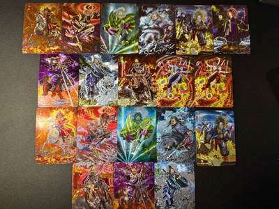 NO.19 好又多金牌大场，新店点关注不迷路！每周一站式配齐，方便凑单！（周6晚8点截拍，卖家送拍0抽成！） - 燎原封神 第十弹一套 粗闪工艺 胡子怪兽作品 11张+补卡8张。