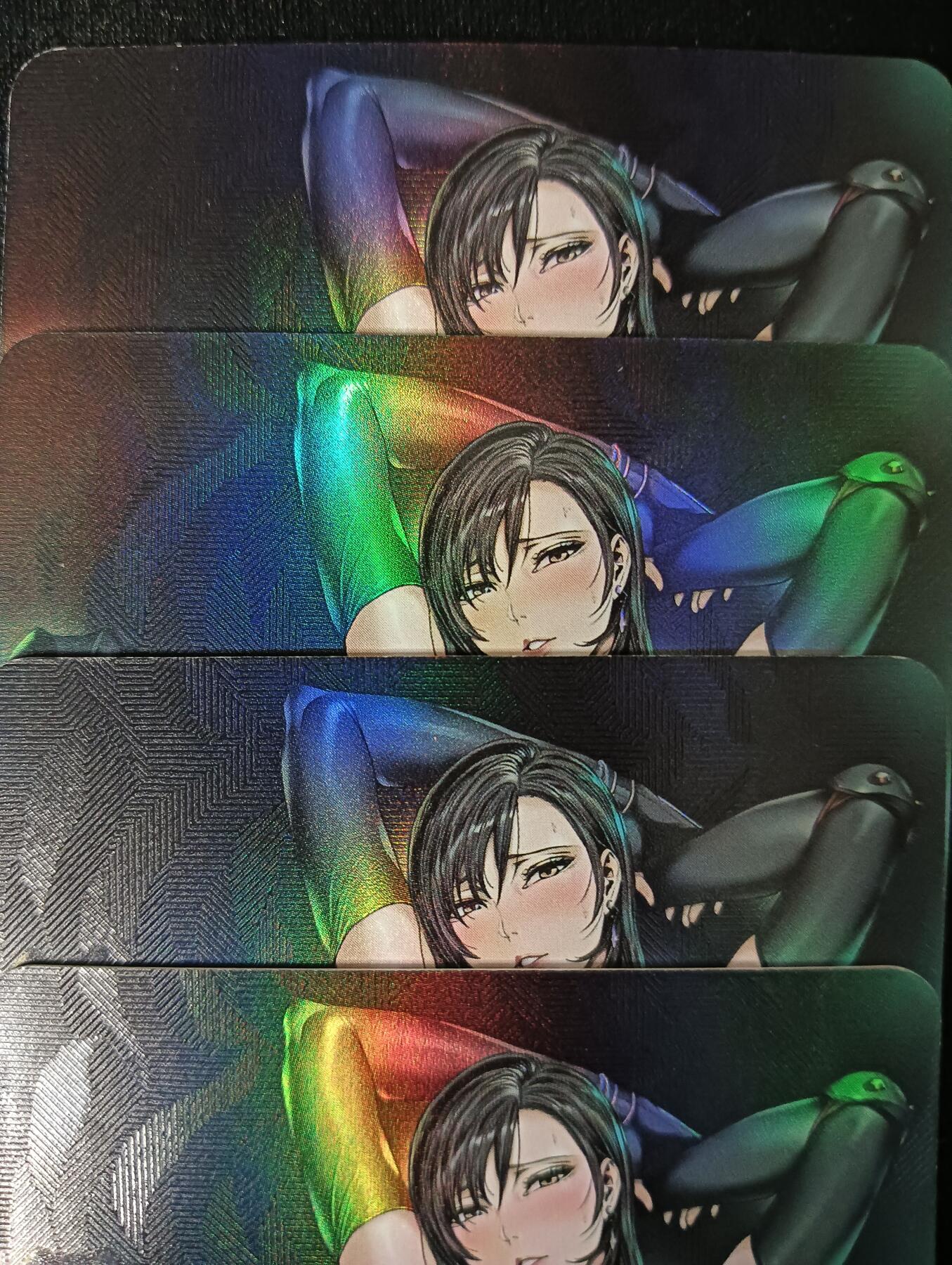 花开卡拍第53期（12月28号周日截拍，品控勿拍!!!拍品不寄存，运费5元，自制卡难免瑕疵，可能存在轻微撞角爆边等出厂瑕疵，品控介意勿拍！） 蒂法折光彩闪四宫