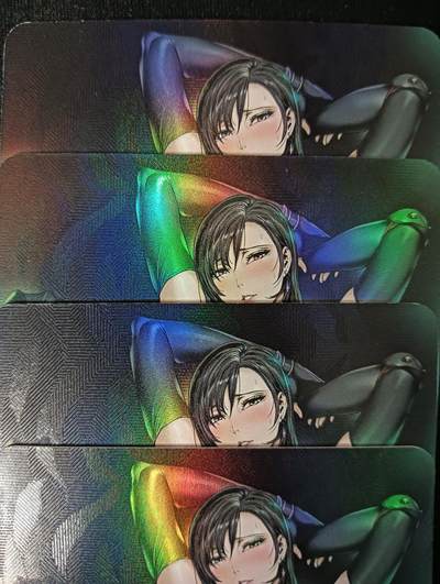 花开卡拍第53期（12月28号周日截拍，品控勿拍!!!拍品不寄存，运费5元，自制卡难免瑕疵，可能存在轻微撞角爆边等出厂瑕疵，品控介意勿拍！） - 蒂法折光彩闪四宫