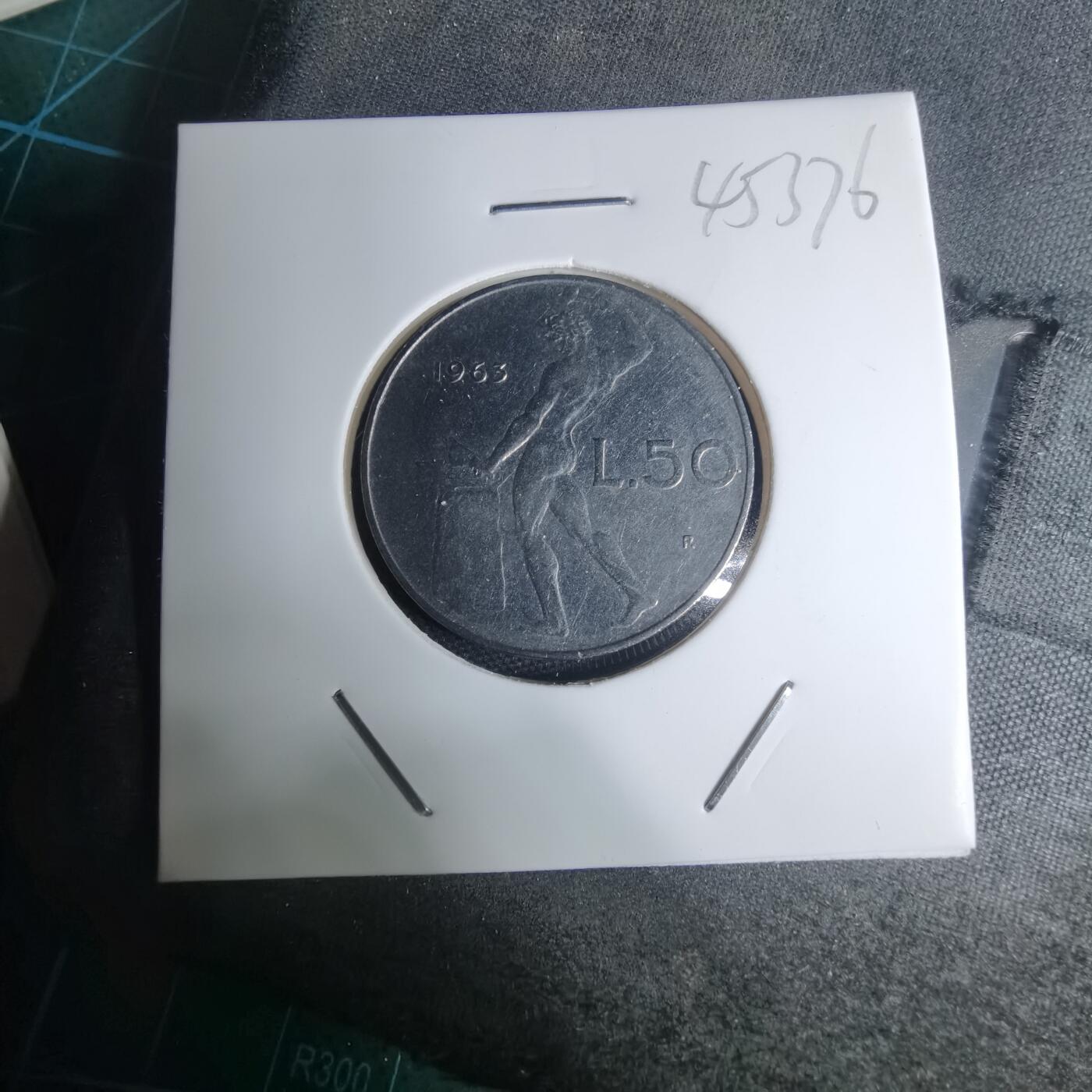 沼泽如烟--第945场 意大利1963年50里拉