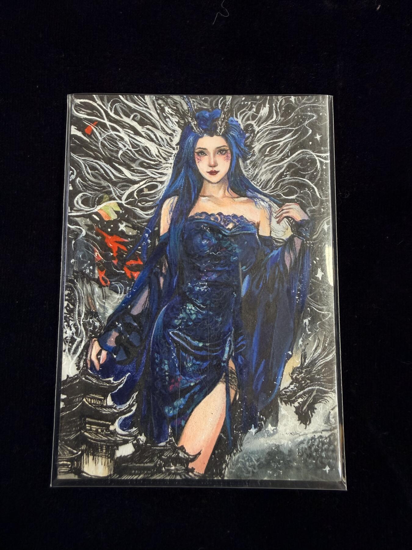 粤A卡牌第23期（12月28日22:00截拍） 【手绘卡】SH-13 画师：陈冠希