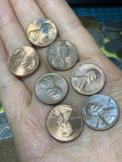 2025年第一百四十场(总第一百六十六场）外国好品散币场(免佣金) - 美国🇺🇸1分7枚：1980年83年87年88年78年2002年05年